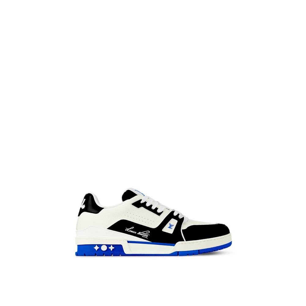 LV Blue/ Black/White Trainer Sneaker